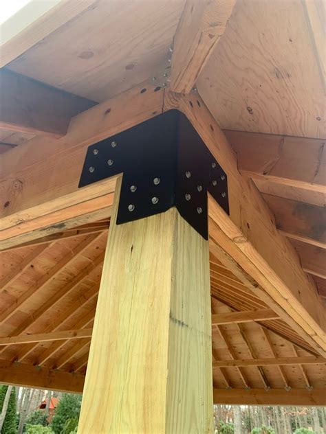 brackets for attaching a 2x6 to a metal post|decorative 6x6 post brackets.